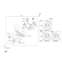 Diagram for Hyundai Genesis G80 Cruise Control Switch - 96700-B1500-4X