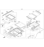 Diagram for 2016 Hyundai Genesis Sunroof - 81620-B1000