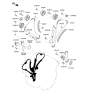 Diagram for Hyundai Timing Chain Tensioner - 24410-3CGA3