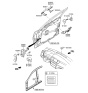 Diagram for Hyundai Genesis Door Check - 79380-B1000