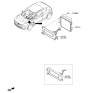 Diagram for 2016 Hyundai Veloster Engine Control Module - 39135-2BFK0