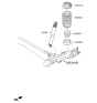 Diagram for Hyundai Veloster Shock Absorber - 55300-2V620