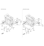 Diagram for Hyundai Thermostat Housing - 25631-2B051