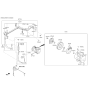 Diagram for 2013 Hyundai Veloster A/C Compressor - 97701-2V001