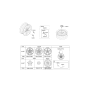 Diagram for 2015 Hyundai Veloster Spare Wheel - 52910-2V650