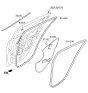 Diagram for Hyundai Veloster Weather Strip - 83140-2V000