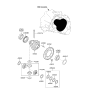 Diagram for 2008 Hyundai Elantra Differential - 43322-32200