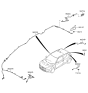 Diagram for 2012 Hyundai Veloster Antenna - 96210-2V801-MZH