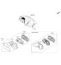 Diagram for 2017 Hyundai Veloster Instrument Cluster - 94021-2V200