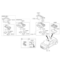 Diagram for 2012 Hyundai Accent Dome Light - 92870-1R000-8M