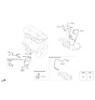 Diagram for 2015 Hyundai Accent Oxygen Sensor - 39210-2B410