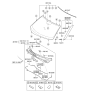 Diagram for 2015 Hyundai Veloster Windshield Washer Nozzle - 98630-1Y000