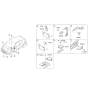 Diagram for 2016 Hyundai Veloster Air Bag Control Module - 95910-2V050