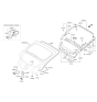 Diagram for Hyundai Tailgate Lock - 81230-2V000