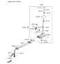 Diagram for Hyundai Veloster Automatic Transmission Shift Levers - 43700-2V300-YNG