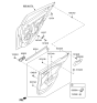 Diagram for 2017 Hyundai Veloster Power Window Switch - 93580-2V000-4X