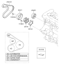 Diagram for Hyundai Veloster Drive Belt - 25212-2B080