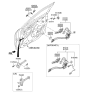 Diagram for 2014 Hyundai Veloster Door Handle - 82661-2V000