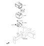 Diagram for 2014 Hyundai Veloster Battery Tray - 37150-2V500