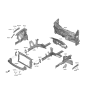 Diagram for Hyundai Veloster Engine Mount Bracket - 64615-J3000