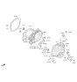 Diagram for 2019 Hyundai Veloster N Bellhousing - 43115-24430