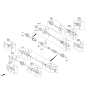 Diagram for Hyundai Santa Fe Sport Spindle Nut - 49551-3X000