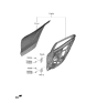 Diagram for 2022 Hyundai Veloster N Door Hinge - 79340-2V000