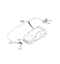 Diagram for 2020 Hyundai Veloster N Antenna - 96210-K9600-C5G