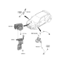 Diagram for 2020 Hyundai Veloster N ABS Sensor - 59810-K9000