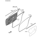 Diagram for Hyundai Door Seal - 82220-J3000