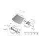 Diagram for 2021 Hyundai Veloster N Windshield - 86111-J3000