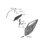 Diagram for Hyundai Veloster Window Motor - 83460-J3000