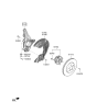 Diagram for Hyundai Veloster N Brake Dust Shield - 51755-K9100