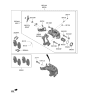 Diagram for 2022 Hyundai Veloster N Brake Caliper - 58311-K9A50