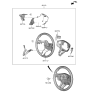 Diagram for 2019 Hyundai Veloster N Steering Wheel - 56111-K9100-NNB