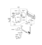 Diagram for Hyundai Sonata Cooling Hose - 25421-34150