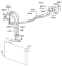 Diagram for Hyundai XG300 A/C Hose - 97763-39880