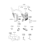 Diagram for Hyundai XG300 Fuse - 91870-38080