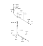 Diagram for 2005 Hyundai XG350 Shift Cable - 46790-39210