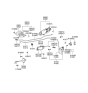 Diagram for Hyundai XG300 Tailgate Lock Actuator Motor - 81420-39000