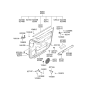 Diagram for 2005 Hyundai XG350 Door Moldings - 82334-39020-FS