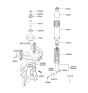 Diagram for 2002 Hyundai Sonata Coil Spring Insulator - 55341-38620