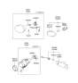 Diagram for Hyundai XG300 Fog Light - 92201-39051