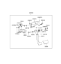 Diagram for Hyundai XG350 Brake Pedal - 32800-38375