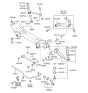 Diagram for 2003 Hyundai XG350 Sway Bar Kit - 55511-39600