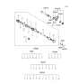 Diagram for Hyundai XG350 CV Joint Boot - 49505-39860
