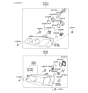 Diagram for Hyundai Veracruz Fog Light Bulb - 18647-55007-L