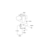 Diagram for Hyundai XG300 ABS Control Module - 58920-39A20