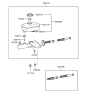 Diagram for Hyundai XG300 Brake Master Cylinder Reservoir - 58510-39300