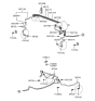 Diagram for 2004 Hyundai XG350 Brake Line - 58731-39900